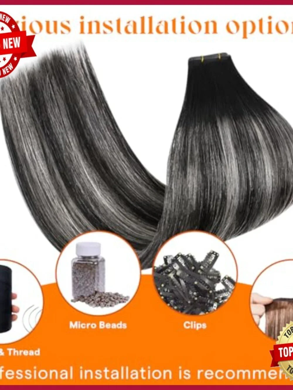 20 Inch Human Hair Extensions, 70g Hand Tied Weft, Sew In Remy Hair